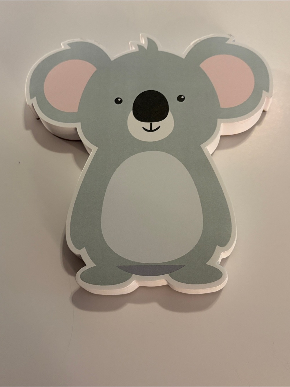 Gray and Pink Koala 🐨 100 Sheet Notepad
